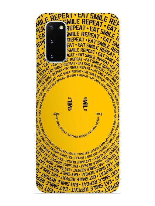 Smiley Snap Case for Samsung Galaxy S20 Zapvi