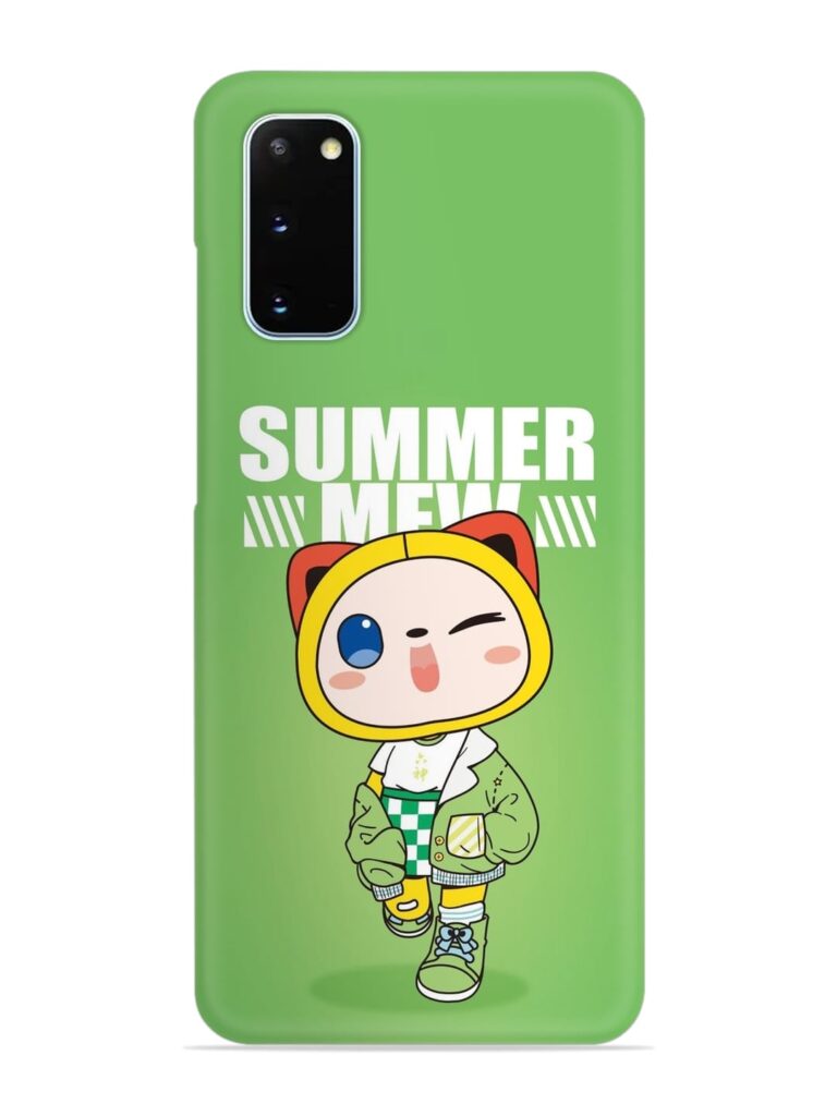 Summer Mew Snap Case for Samsung Galaxy S20 Zapvi