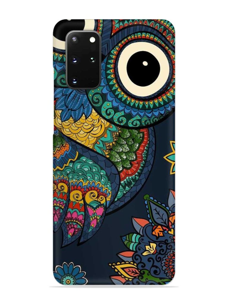 Owl Vector Art Snap Case for Samsung Galaxy S20 Plus Zapvi
