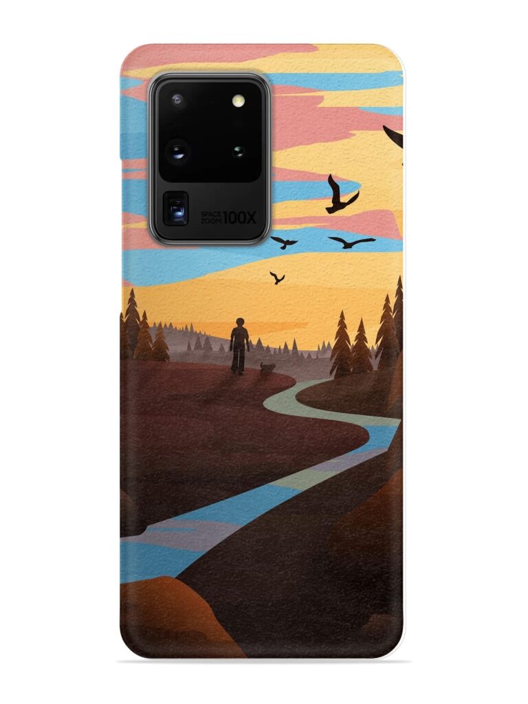 Natural Landscape Art Snap Case for Samsung Galaxy S20 Ultra Zapvi