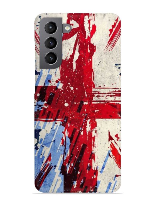 British Union Jack Flag Snap Case for Samsung Galaxy S21 (5G) Zapvi