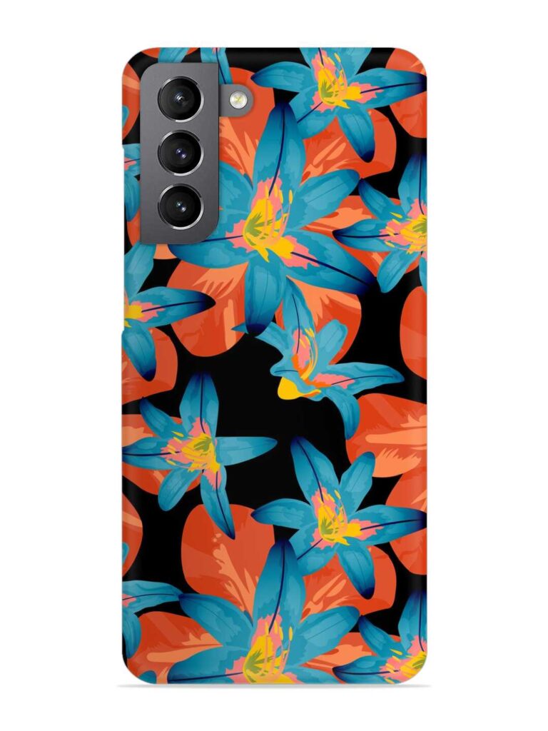 Philippine Flowers Seamless Snap Case for Samsung Galaxy S21 FE (5G) Zapvi