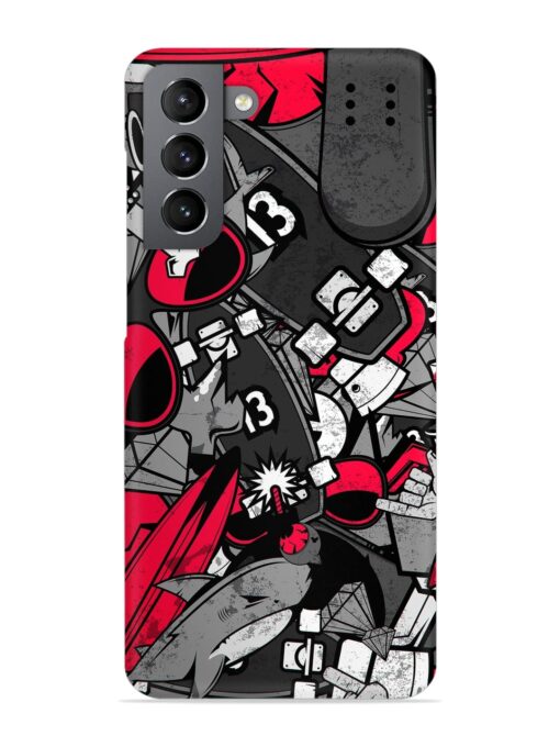 Doodle Textures Snap Case for Samsung Galaxy S22 (5G) Zapvi