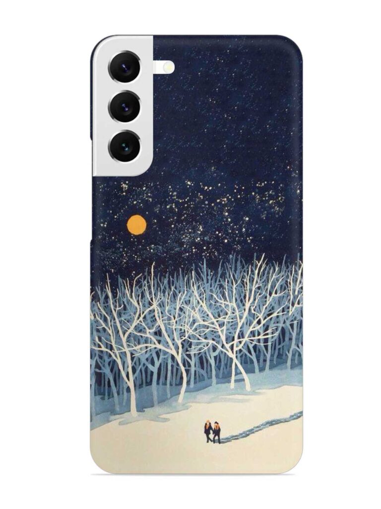 Full Moon Snowshoe Tour Snap Case for Samsung Galaxy S22 Plus Zapvi