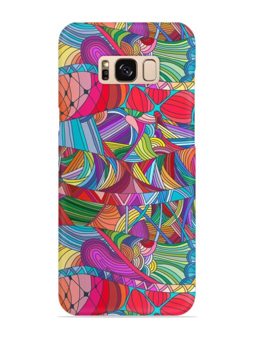 Seamless Patterns Hand Drawn Snap Case for Samsung Galaxy S8 Zapvi