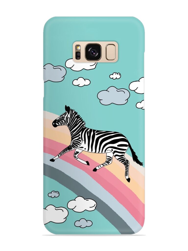 Running Zebra Snap Case for Samsung Galaxy S8 Zapvi