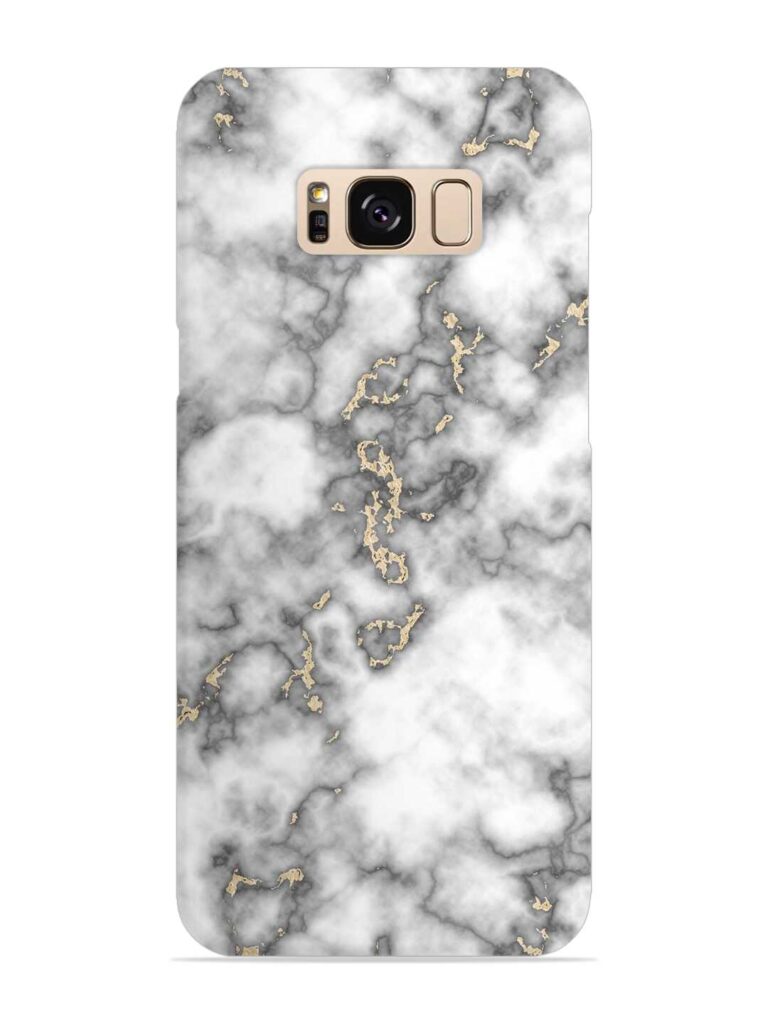 Gray And Gold Marble Snap Case for Samsung Galaxy S8 Plus Zapvi