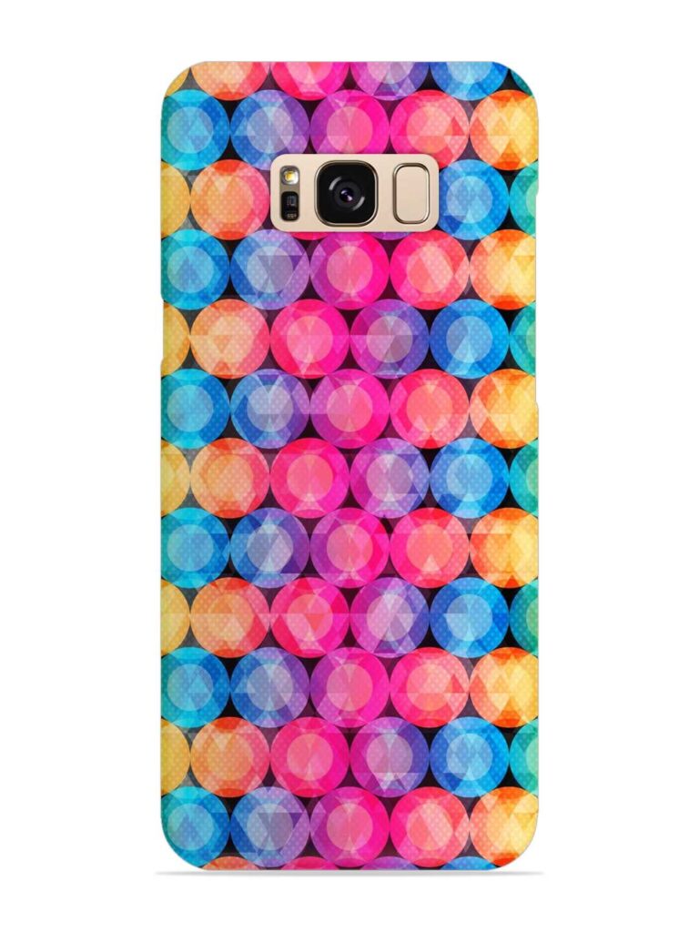 Circle Rainbow Seamless Snap Case for Samsung Galaxy S8 Plus Zapvi