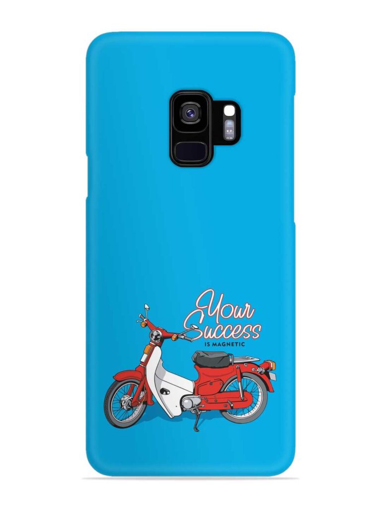 Motorcycles Image Vector Snap Case for Samsung Galaxy S9 Zapvi