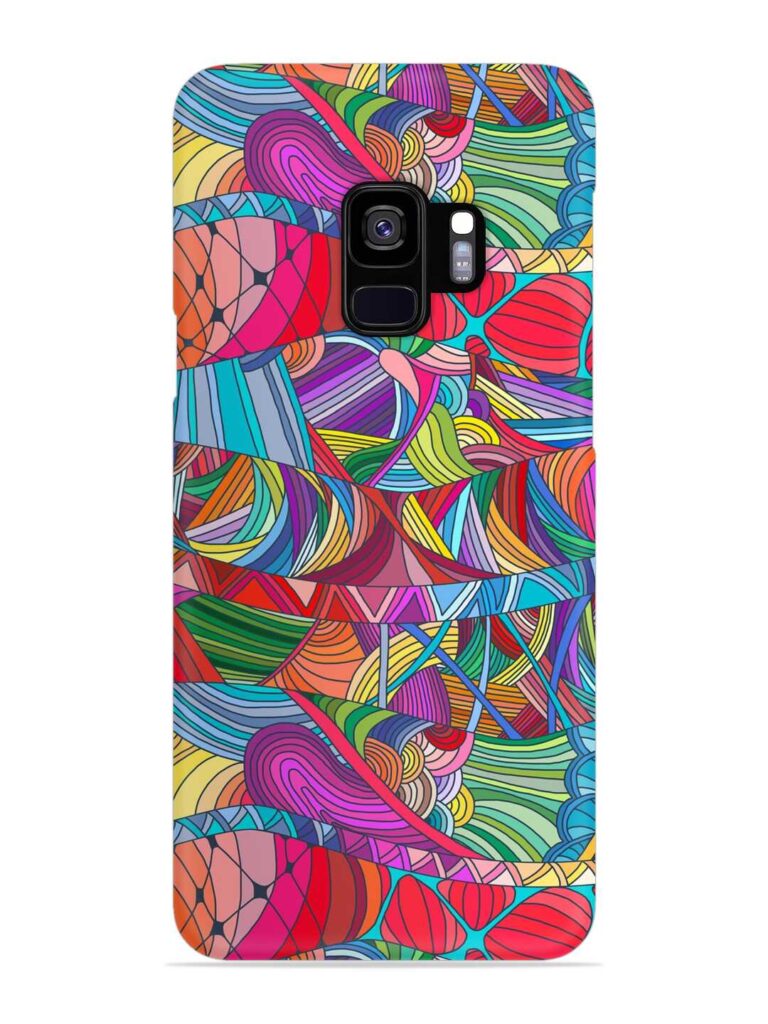 Seamless Patterns Hand Drawn Snap Case for Samsung Galaxy S9 Zapvi