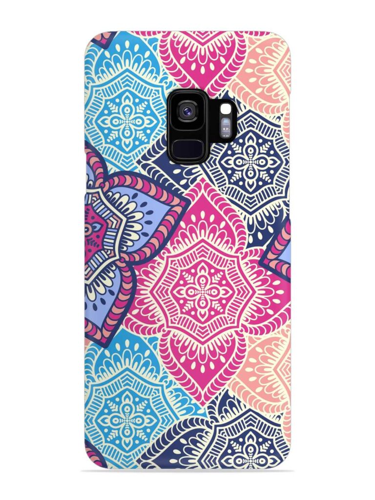Ethnic Floral Seamless Snap Case for Samsung Galaxy S9 Zapvi
