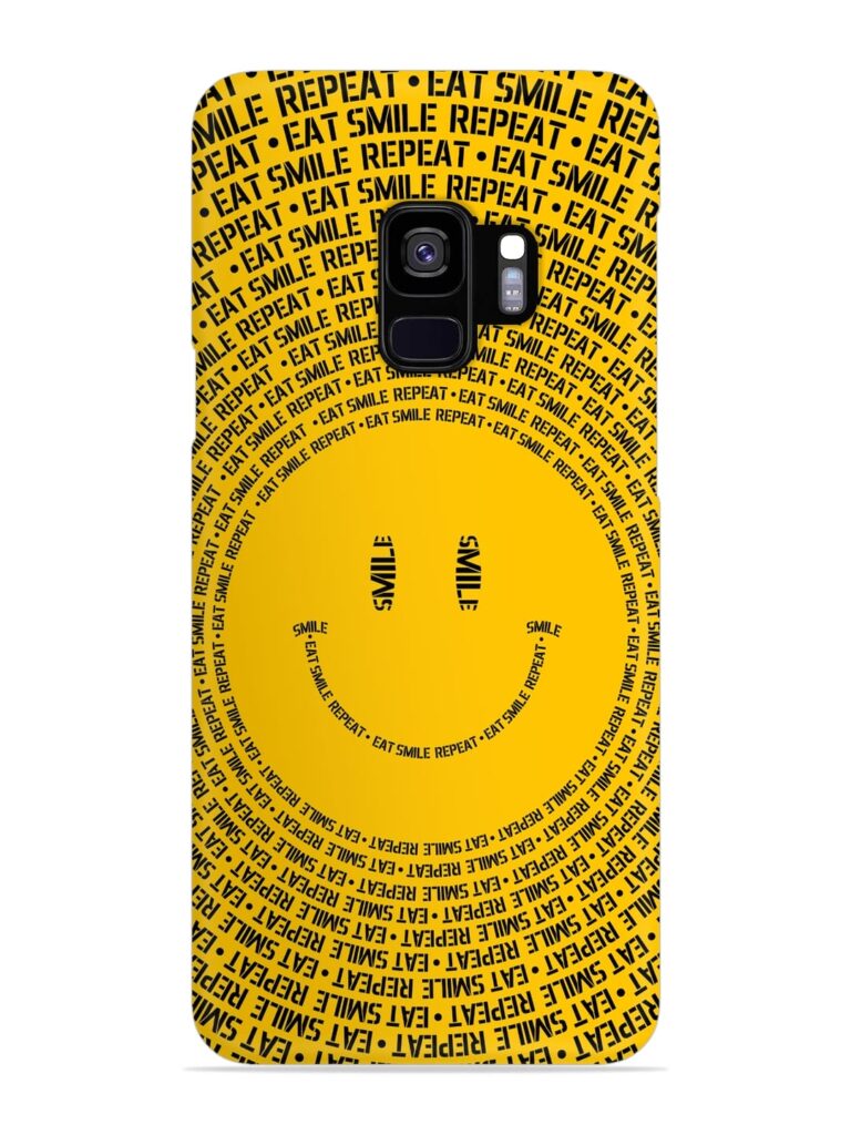Smiley Snap Case for Samsung Galaxy S9 Zapvi