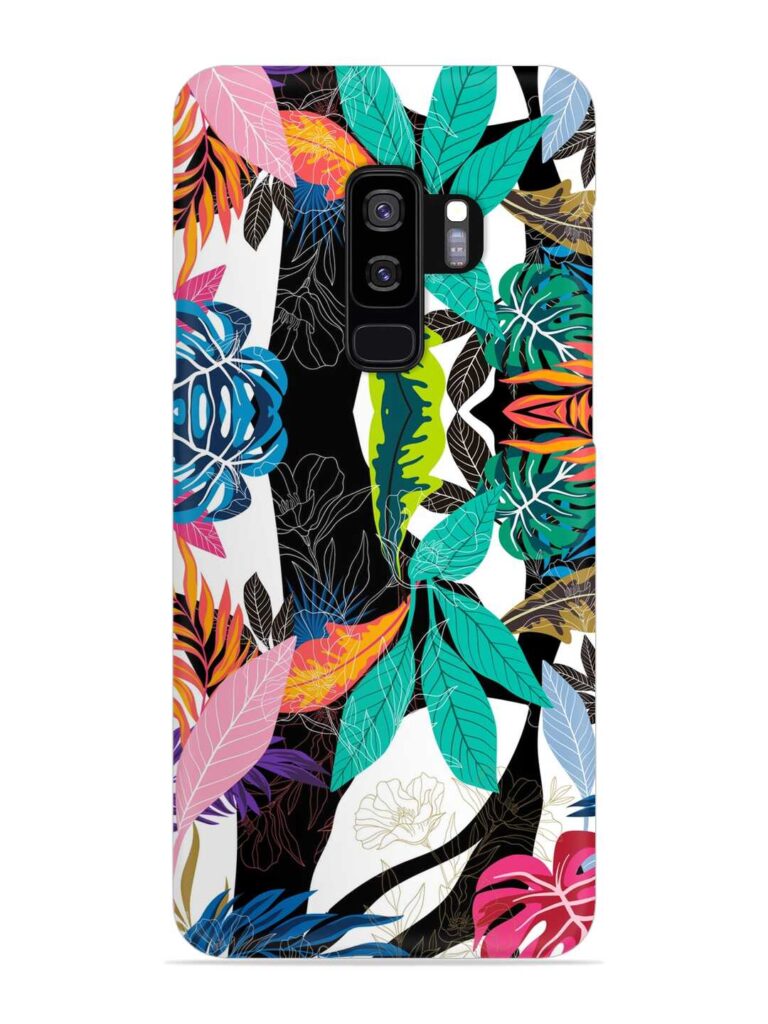 Floral Pattern Bright Snap Case for Samsung Galaxy S9 Plus Zapvi