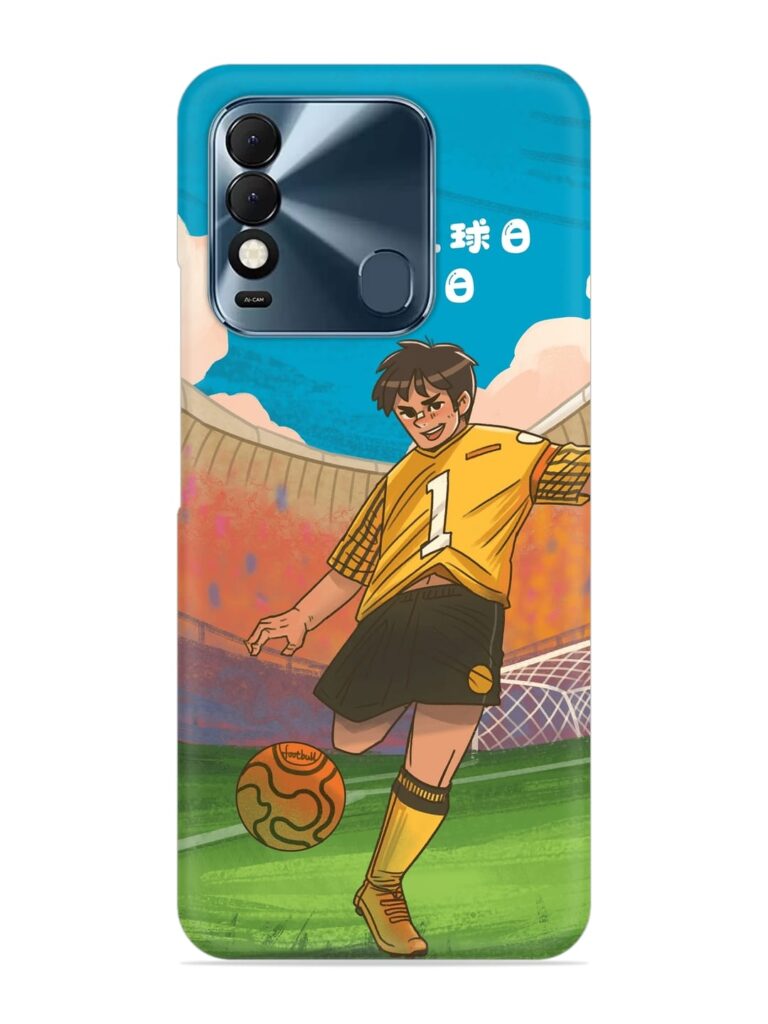 Soccer Kick Snap Case for Tecno Spark 8T Zapvi