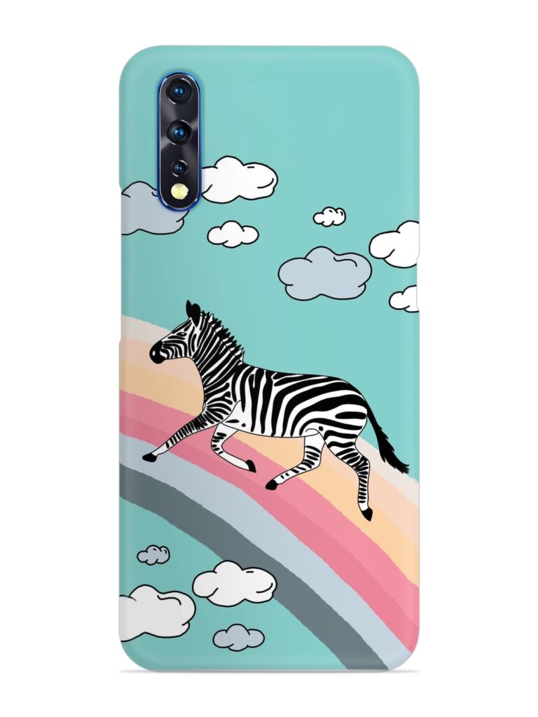 Running Zebra Snap Case for Vivo S1 Zapvi