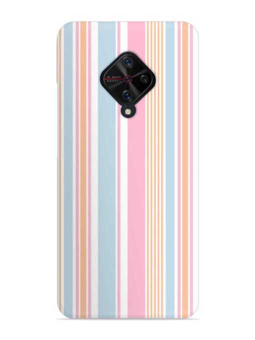 Stripe Seamless Pattern Snap Case for Vivo S1 Pro Zapvi