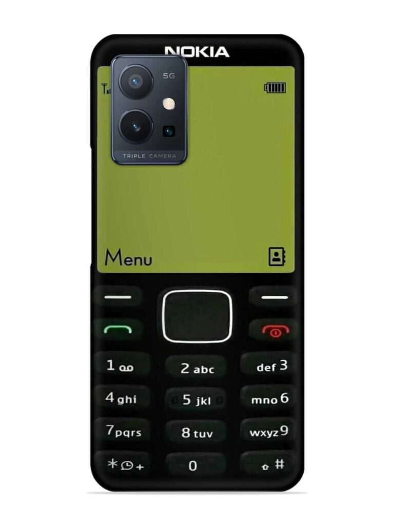 Nokia 3300 Background Snap Case for Vivo T1 (5G) Zapvi