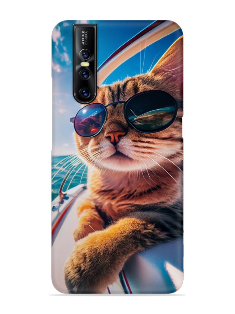 Cat In Style Snap Case for Vivo V15 Pro Zapvi