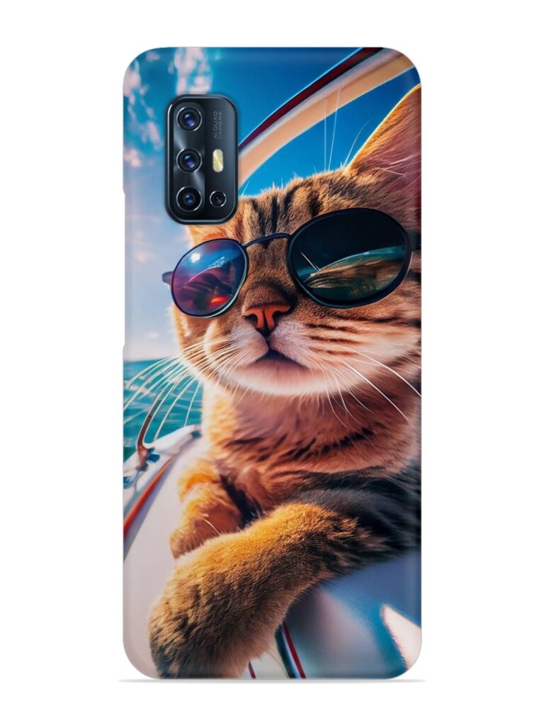 Cat In Style Snap Case for Vivo V17 Zapvi