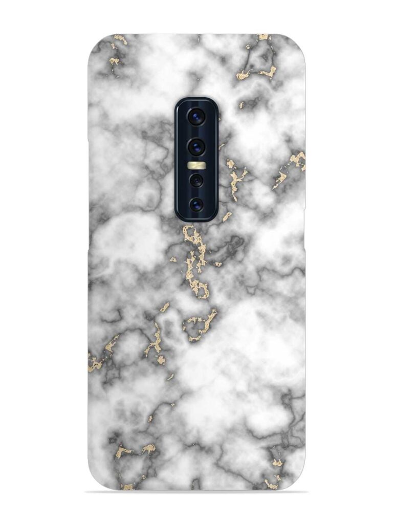 Gray And Gold Marble Snap Case for Vivo V17 Pro Zapvi