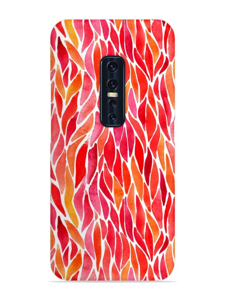Watercolor Abstract Colorful Snap Case for Vivo V17 Pro Zapvi