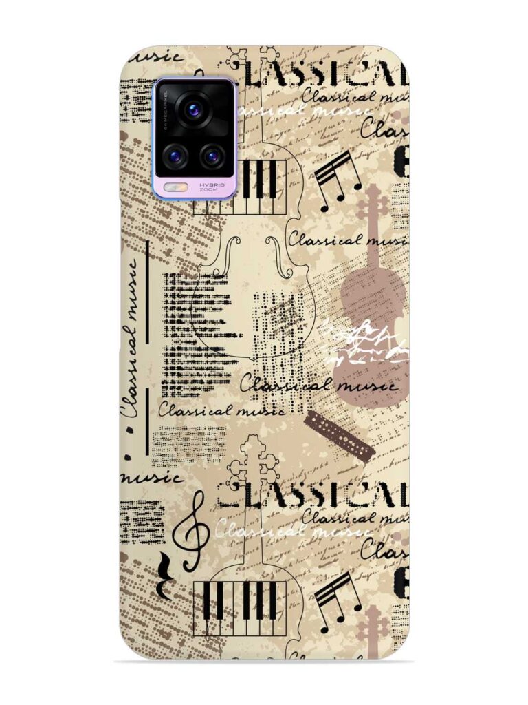 Classical Music Lpattern Snap Case for Vivo V20 Pro Zapvi