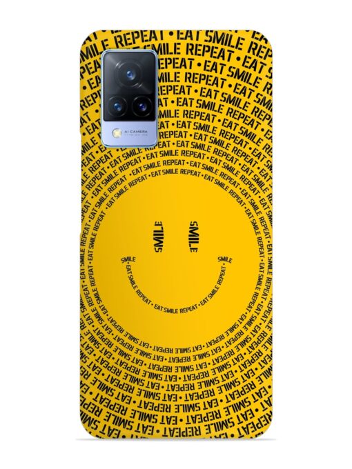 Smiley Snap Case for Vivo V21 (5G) Zapvi