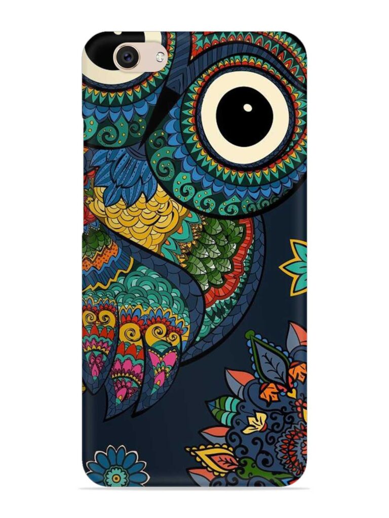 Owl Vector Art Snap Case for Vivo V5s Zapvi