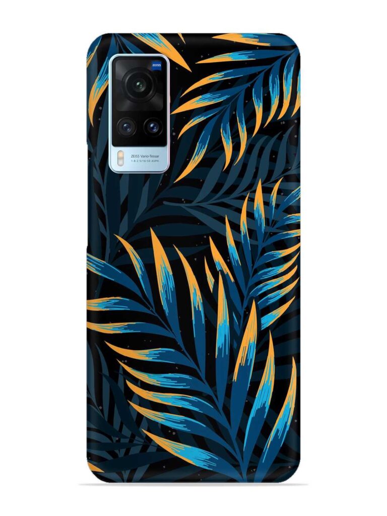 Abstract Leaf Art Snap Case for Vivo X60 Zapvi