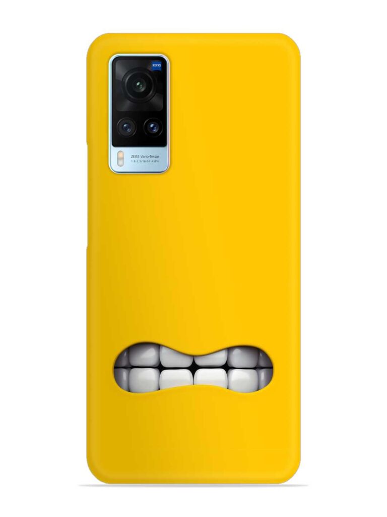 Mouth Character On Snap Case for Vivo X60 Zapvi