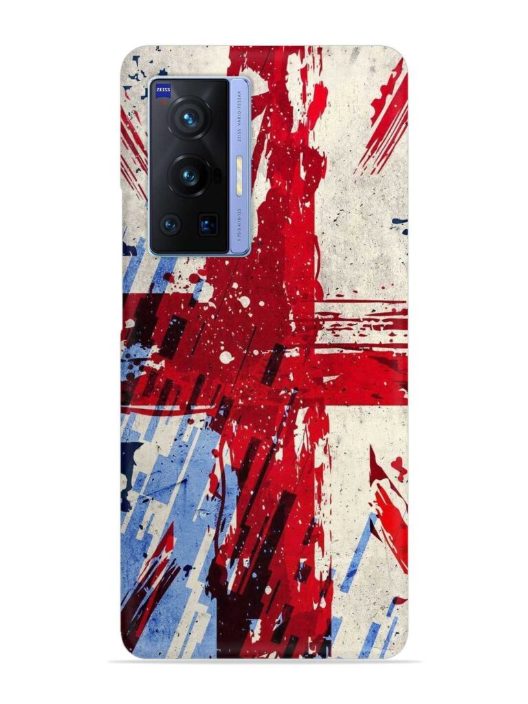 British Union Jack Flag Snap Case for Vivo X70 Pro (5G) Zapvi