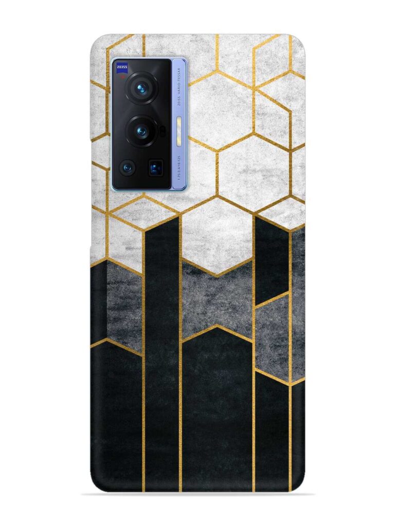 Cube Marble Art Snap Case for Vivo X70 Pro (5G) Zapvi