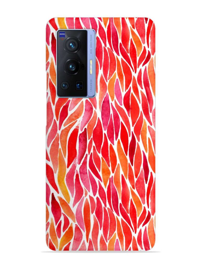 Watercolor Abstract Colorful Snap Case for Vivo X70 Pro (5G) Zapvi