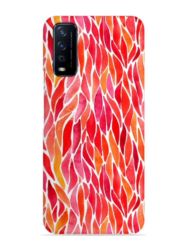 Watercolor Abstract Colorful Snap Case for Vivo Y12G Zapvi