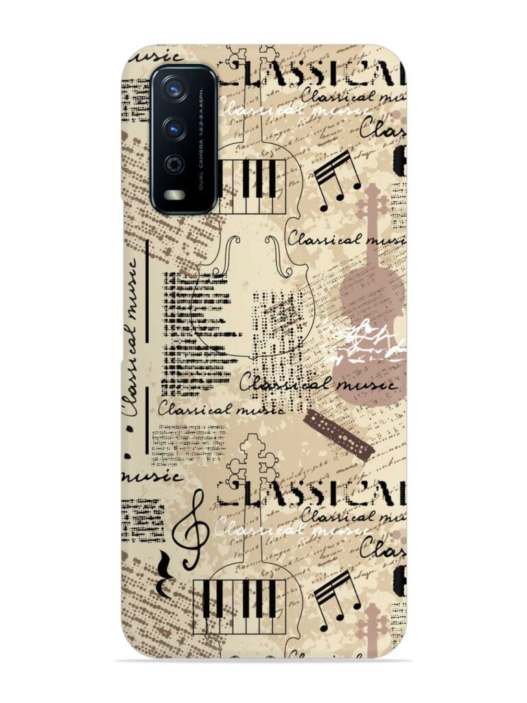 Classical Music Lpattern Snap Case for Vivo Y12G Zapvi