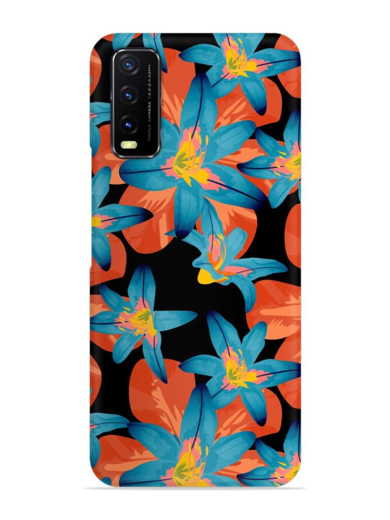 Philippine Flowers Seamless Snap Case for Vivo Y12s Zapvi