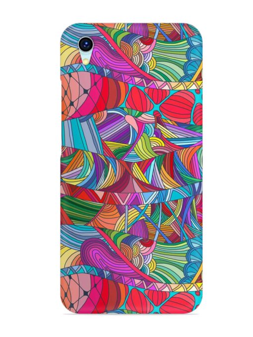 Seamless Patterns Hand Drawn Snap Case for Vivo Y1s Zapvi