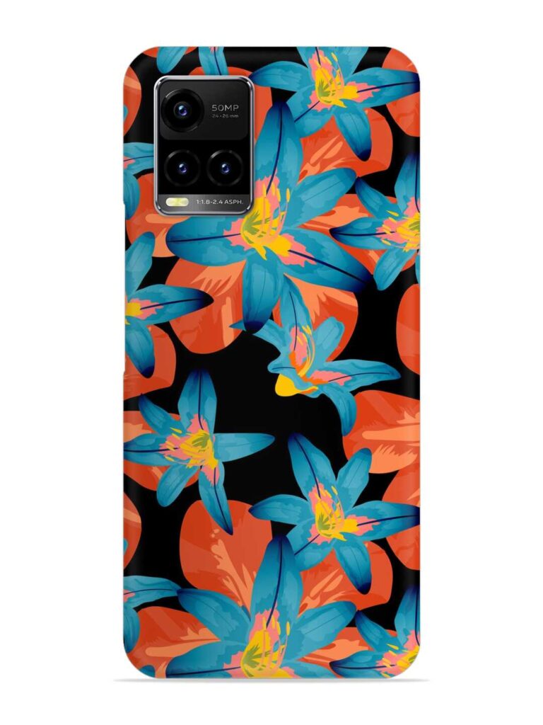 Philippine Flowers Seamless Snap Case for Vivo Y21a Zapvi