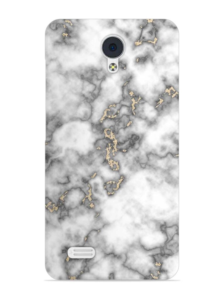 Gray And Gold Marble Snap Case for Vivo Y21L Zapvi