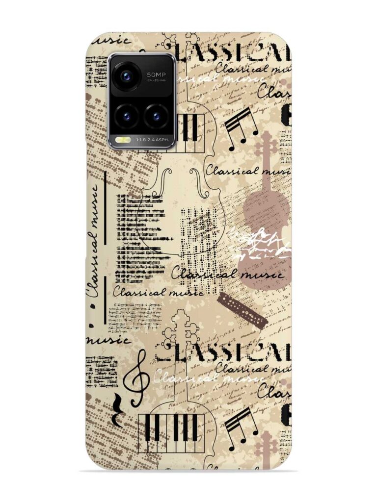 Classical Music Lpattern Snap Case for Vivo Y33T Zapvi