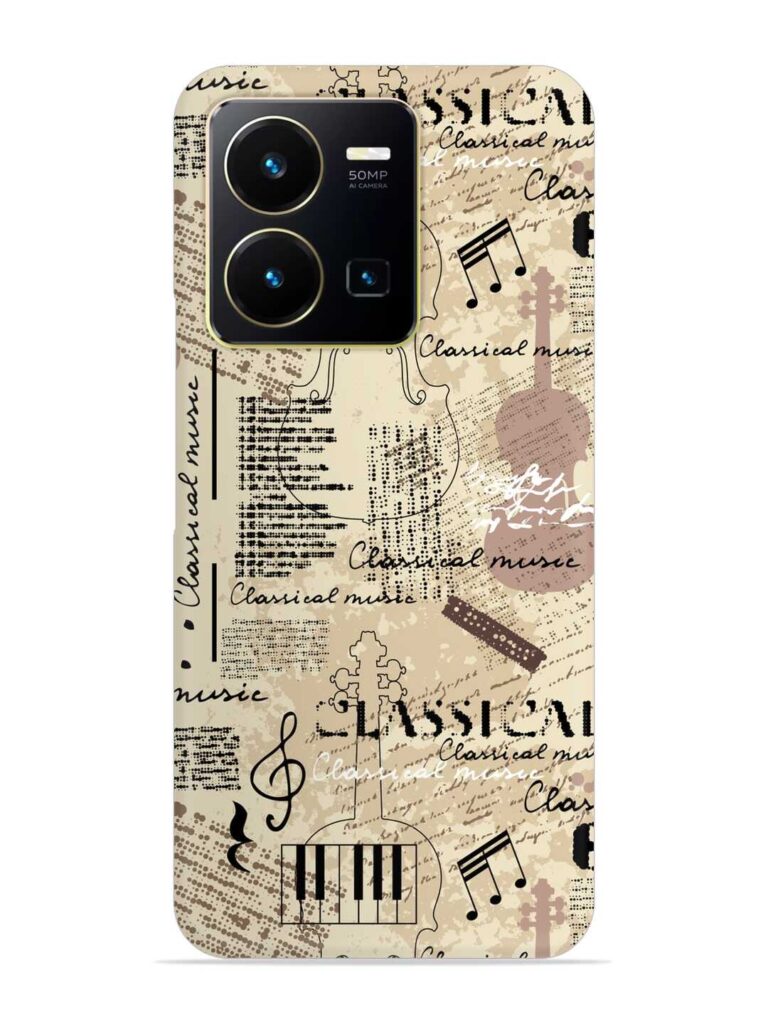 Classical Music Lpattern Snap Case for Vivo Y35 Zapvi