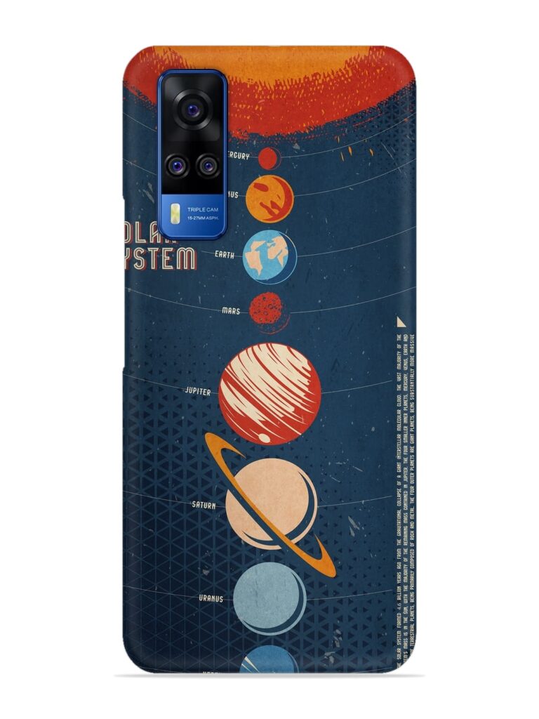 Solar System Vector Snap Case for Vivo Y51A Zapvi