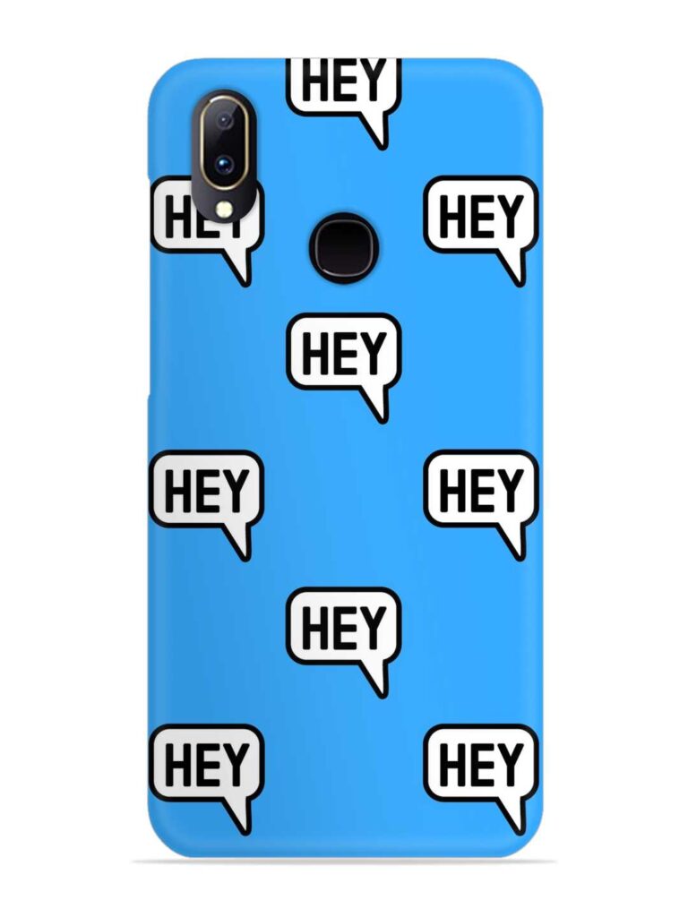 Hey Text Message Snap Case for Vivo Y91 Zapvi