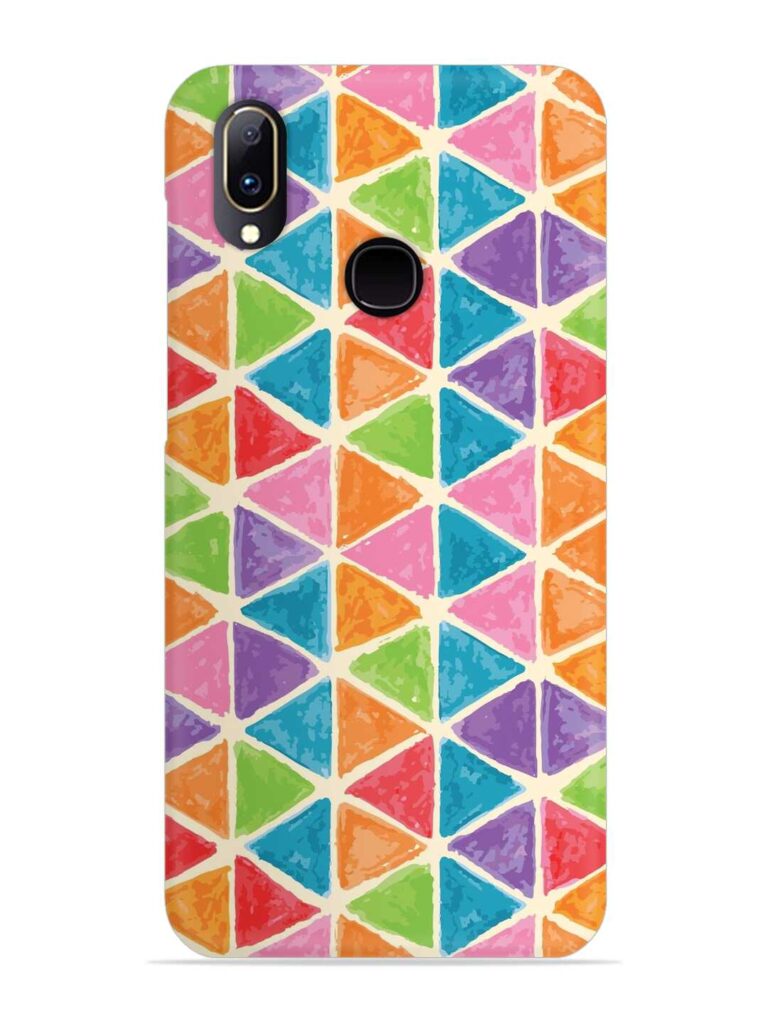 Seamless Colorful Isometric Snap Case for Vivo Y91 Zapvi