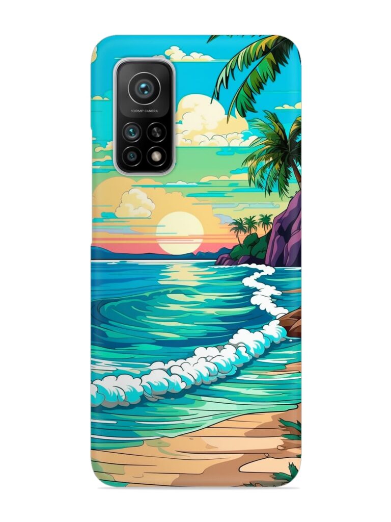 Beatiful Beach View Snap Case for Xiaomi Mi 10T (5G) Zapvi