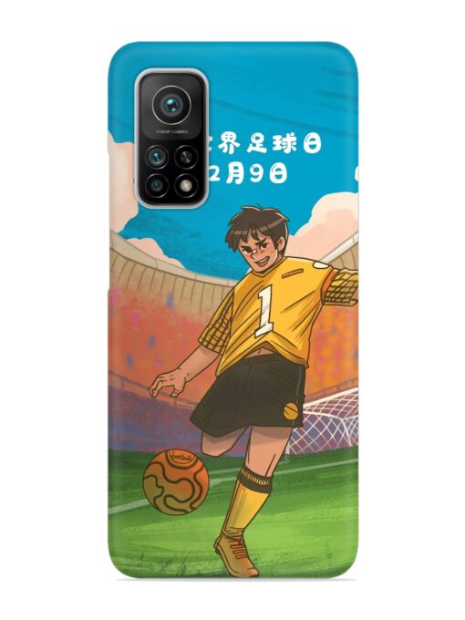 Soccer Kick Snap Case for Xiaomi Mi 10T (5G) Zapvi