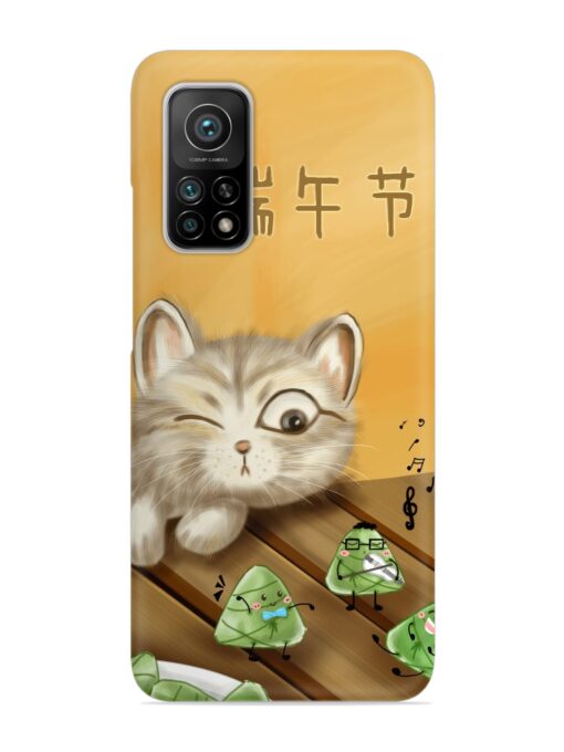 Cat Scorpion Dancing Snap Case for Xiaomi Mi 10T Pro (5G) Zapvi
