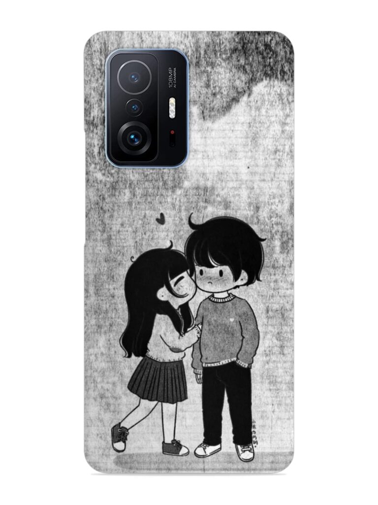 Couple Love Highlights Snap Case for Xiaomi Mi 11T Pro (5G) Zapvi