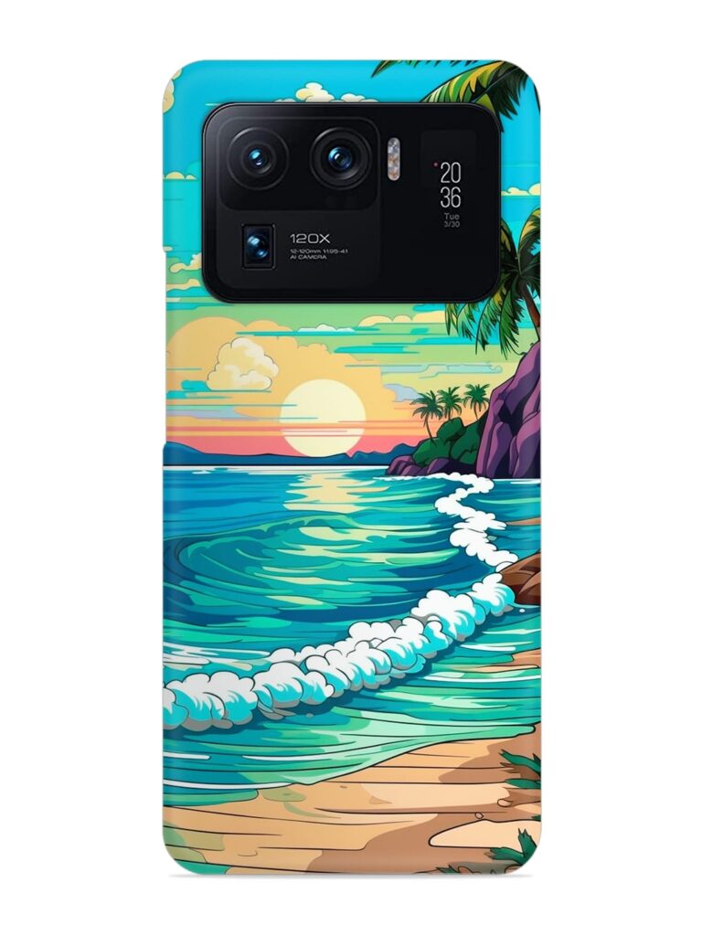 Beatiful Beach View Snap Case for Xiaomi Mi 11 Ultra Zapvi