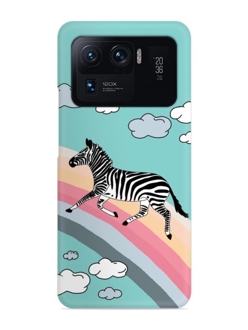 Running Zebra Snap Case for Xiaomi Mi 11 Ultra Zapvi